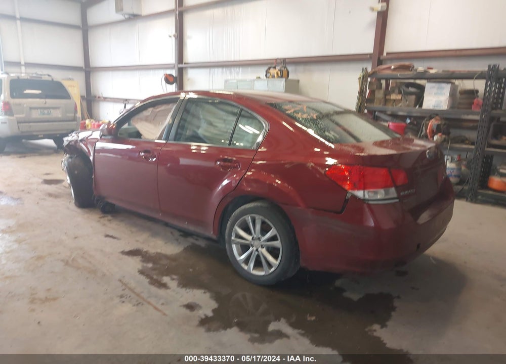 2013 SUBARU LEGACY 2.5I PREMIUM VIN: 4S3BMCC64D3037474