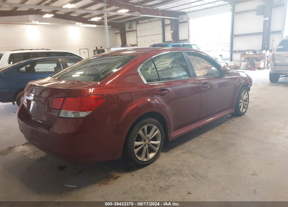 2013 SUBARU LEGACY 2.5I PREMIUM VIN: 4S3BMCC64D3037474