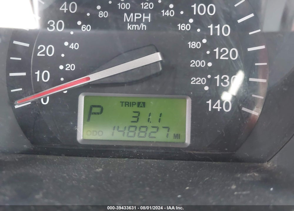 2008 KIA SPECTRA EX VIN: KNAFE121785508498