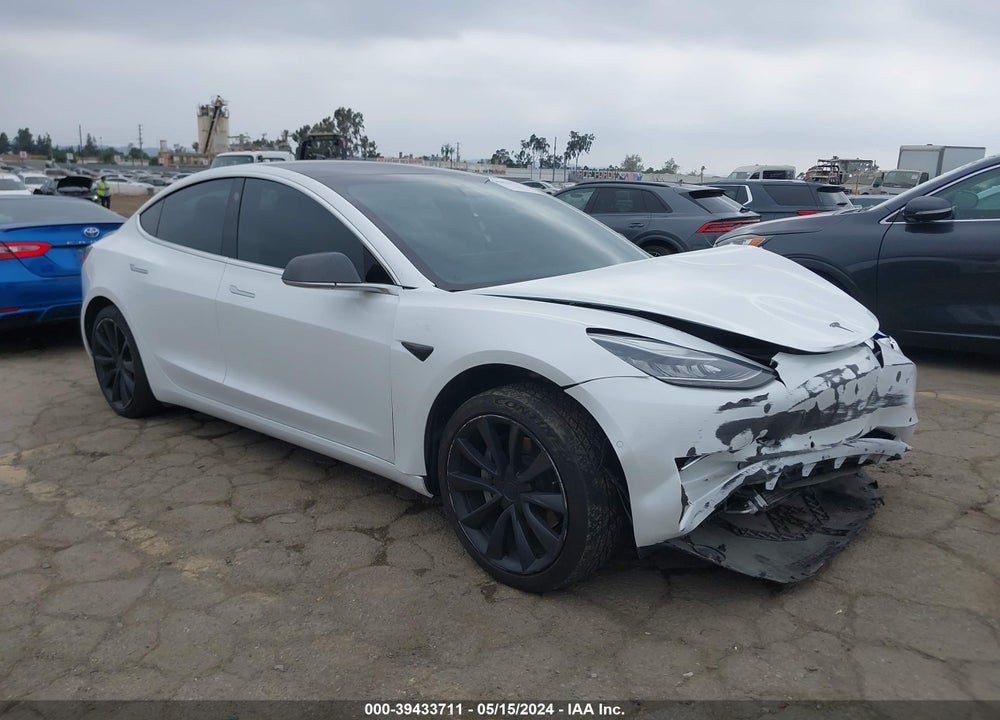 2019 TESLA MODEL 3 LONG RANGE/PERFORMANCE VIN: 5YJ3E1EB7KF454054