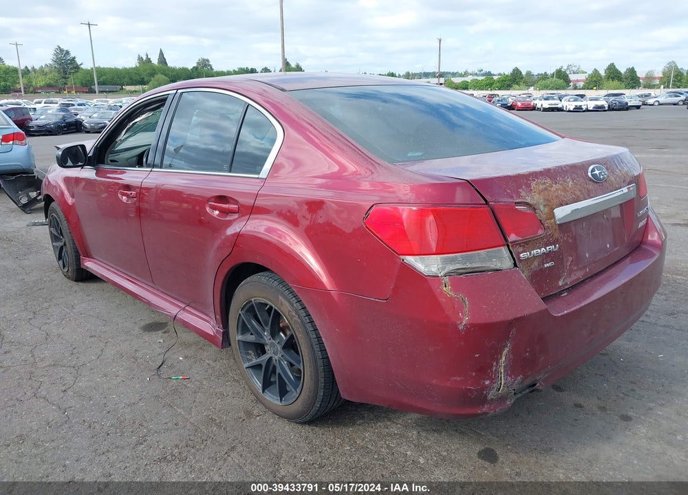 2014 SUBARU LEGACY 2.5I VIN: 4S3BMBA67E3029612
