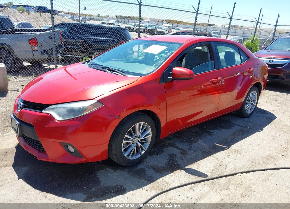 2014 TOYOTA COROLLA LE PLUS VIN: 5YFBURHE2EP028896