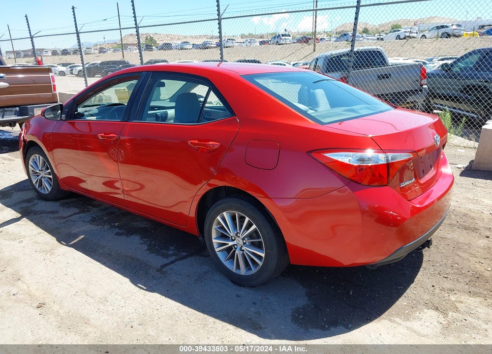 2014 TOYOTA COROLLA LE PLUS VIN: 5YFBURHE2EP028896