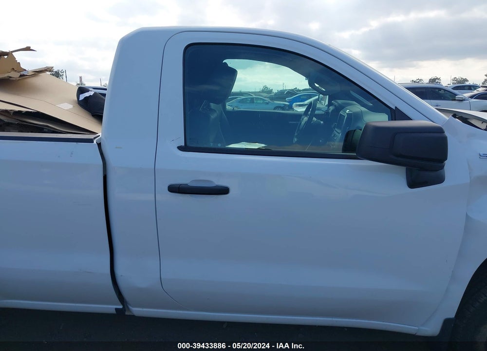 2021 CHEVROLET SILVERADO 1500 2WD REGULAR CAB LONG BED WT VIN: 3GCNWAEH0MG319506