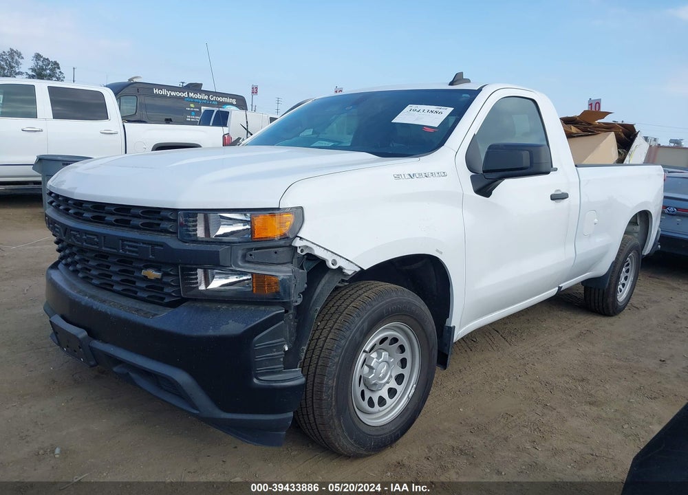2021 CHEVROLET SILVERADO 1500 2WD REGULAR CAB LONG BED WT VIN: 3GCNWAEH0MG319506