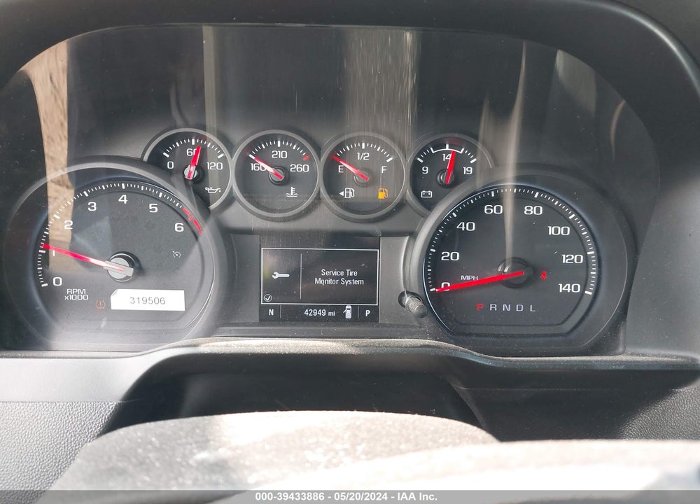 2021 CHEVROLET SILVERADO 1500 2WD REGULAR CAB LONG BED WT VIN: 3GCNWAEH0MG319506