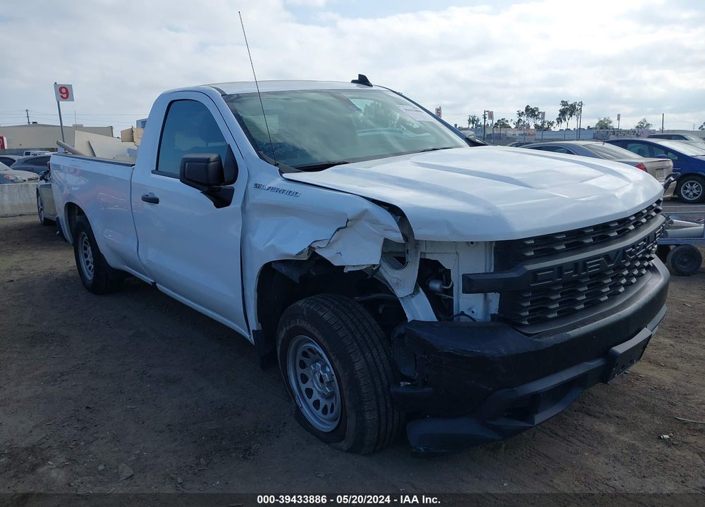 2021 CHEVROLET SILVERADO 1500 2WD REGULAR CAB LONG BED WT VIN: 3GCNWAEH0MG319506