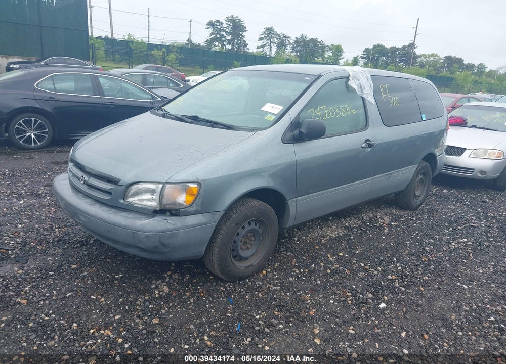 1998 TOYOTA SIENNA CE VIN: 4T3GF19C2WU086755