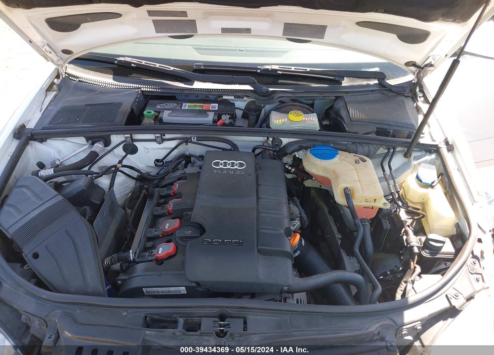 2007 AUDI A4 2.0T VIN: WAUDF98E27A056933
