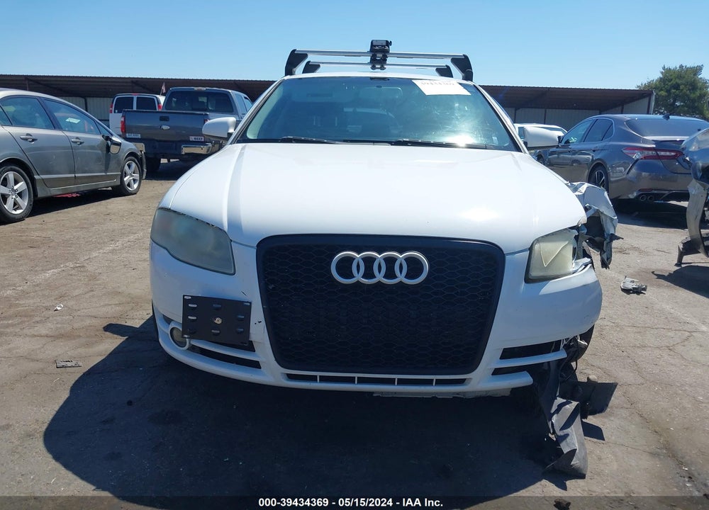 2007 AUDI A4 2.0T VIN: WAUDF98E27A056933