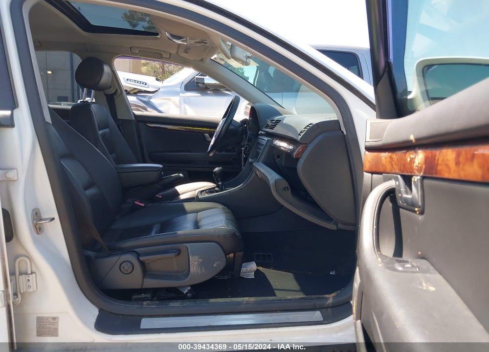2007 AUDI A4 2.0T VIN: WAUDF98E27A056933