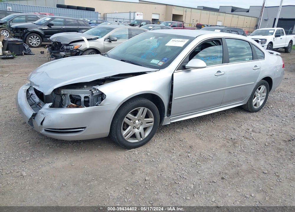 2012 CHEVROLET IMPALA LT VIN: 2G1WB5E32C1238650