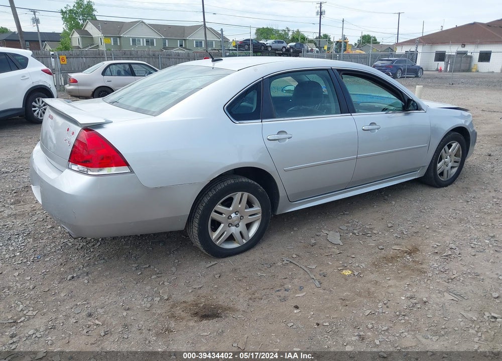 2012 CHEVROLET IMPALA LT VIN: 2G1WB5E32C1238650