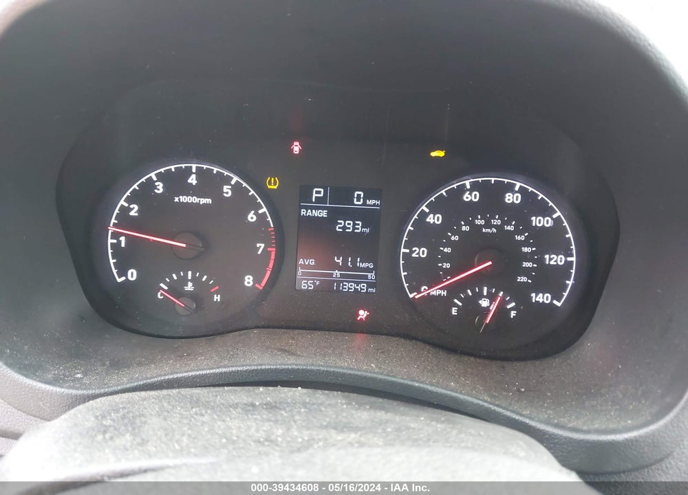 2019 HYUNDAI ACCENT SE VIN: 3KPC24A35KE047493