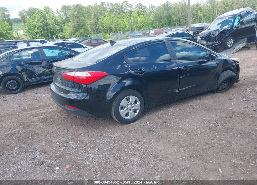 2016 KIA FORTE LX VIN: KNAFK4A68G5553617