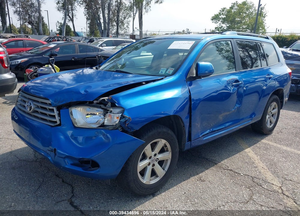 2008 TOYOTA HIGHLANDER VIN: JTEDS41A782062761