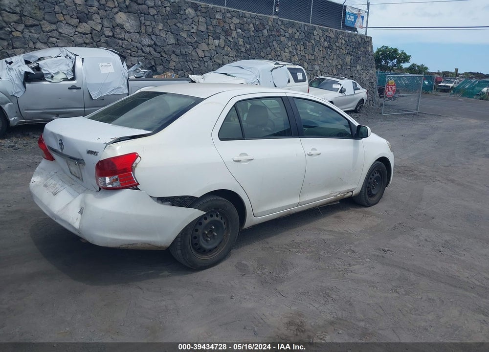 2012 TOYOTA YARIS VIN: JTDBT4K30C1422802