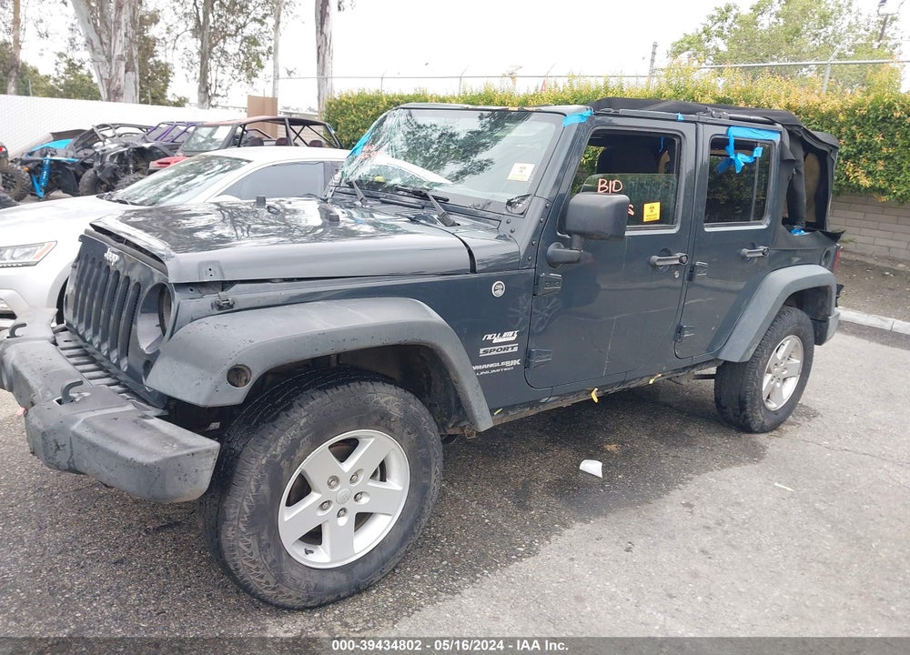 2018 JEEP WRANGLER JK UNLIMITED SPORT S 4X4 VIN: 1C4HJWDG2JL925969