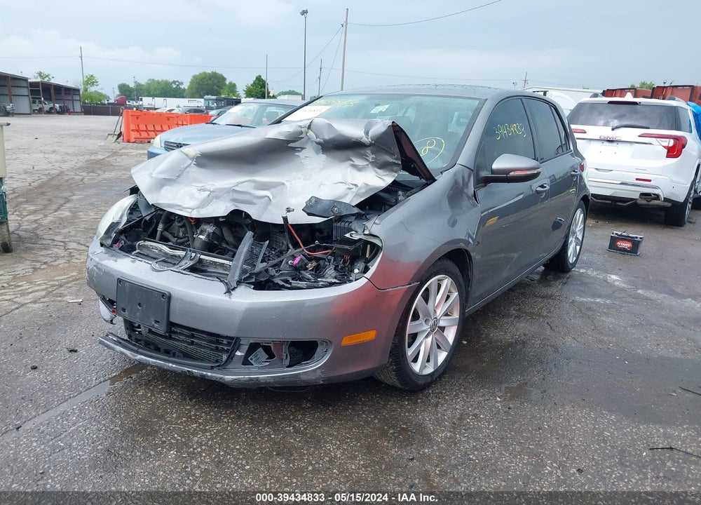 2010 VOLKSWAGEN GOLF TDI VIN: WVWNM7AJ1AW271903