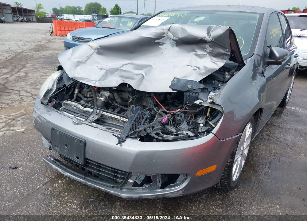 2010 VOLKSWAGEN GOLF TDI VIN: WVWNM7AJ1AW271903