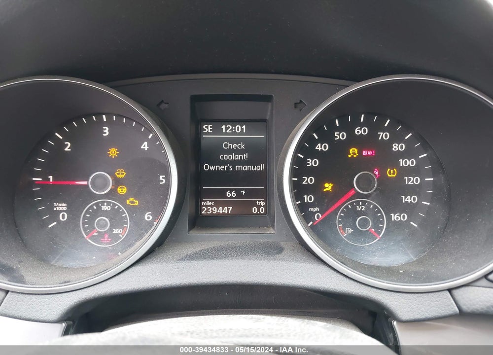 2010 VOLKSWAGEN GOLF TDI VIN: WVWNM7AJ1AW271903