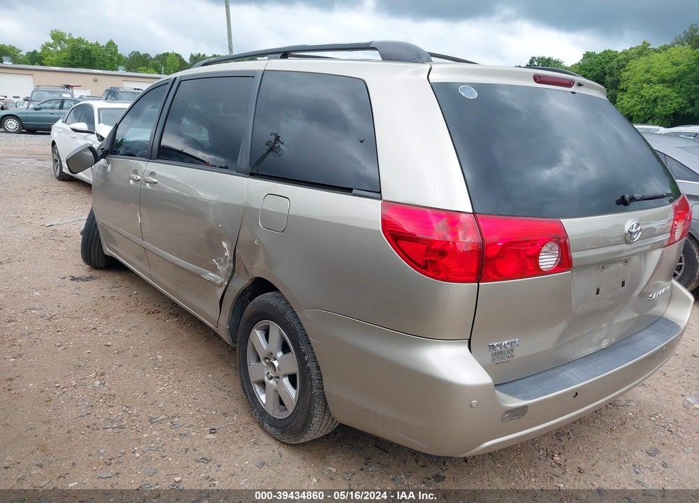 2008 TOYOTA SIENNA LE VIN: 5TDZK23C98S219034