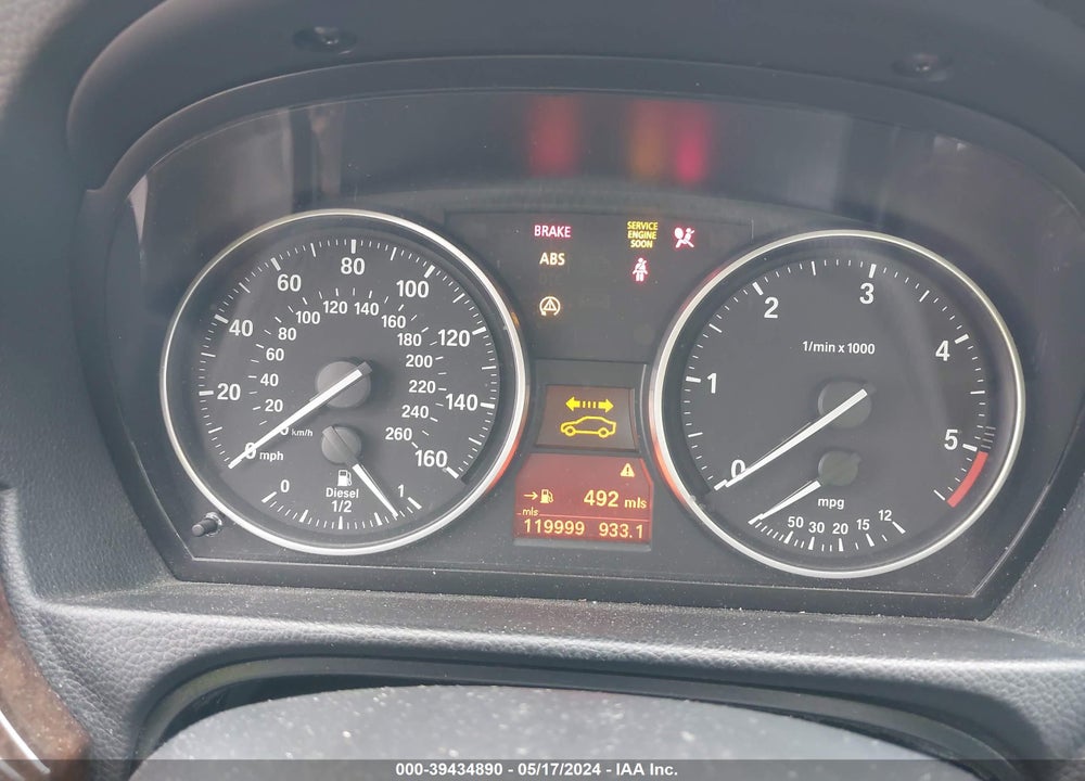 2010 BMW 335D VIN: WBAPN7C53AA779371