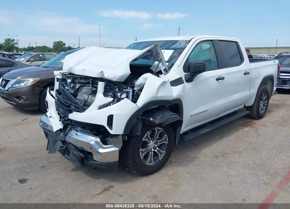 2022 GMC SIERRA 1500 4WD SHORT BOX PRO VIN: 1GTUUAED6NZ554301