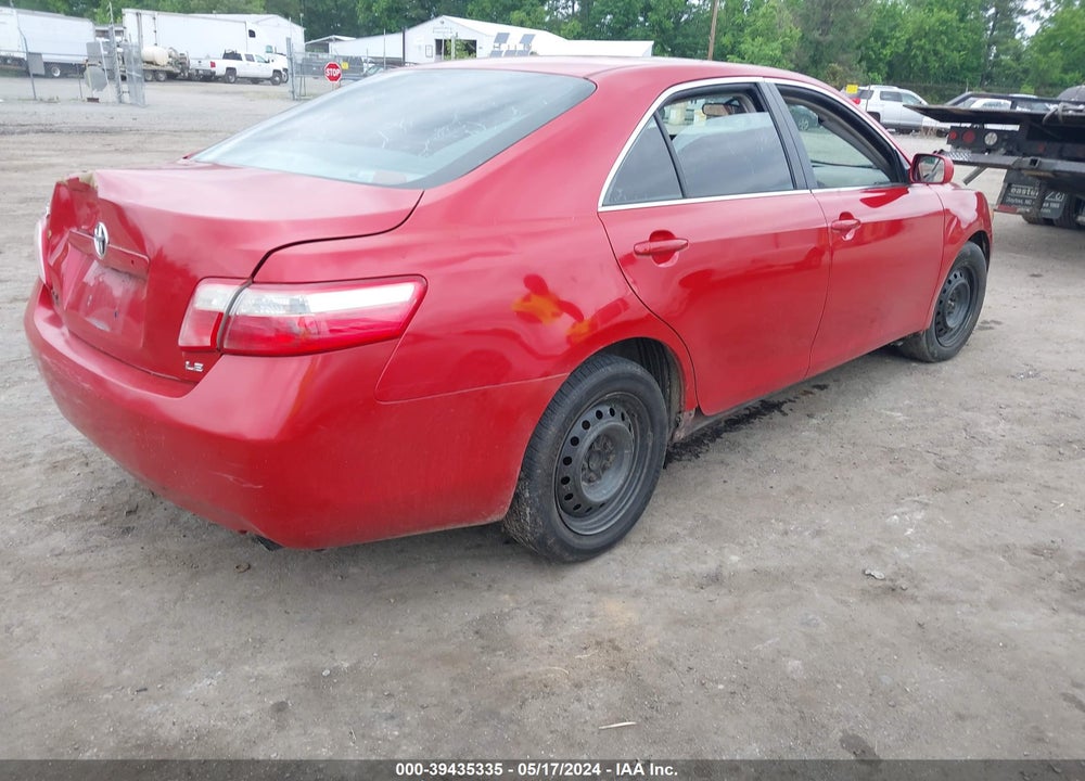 2007 TOYOTA CAMRY LE VIN: 4T1BE46K37U145249