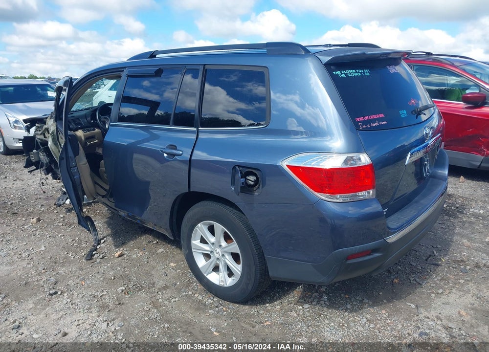 2012 TOYOTA HIGHLANDER SE V6 VIN: 5TDZK3EH2CS081568