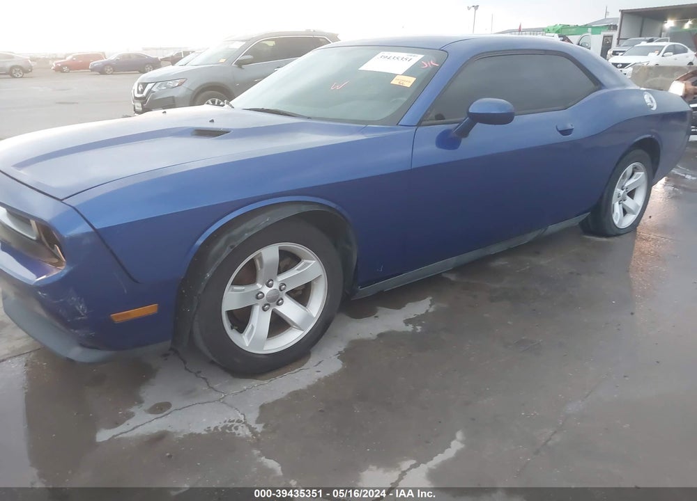 2012 DODGE CHALLENGER SXT VIN: 2C3CDYAG4CH292171