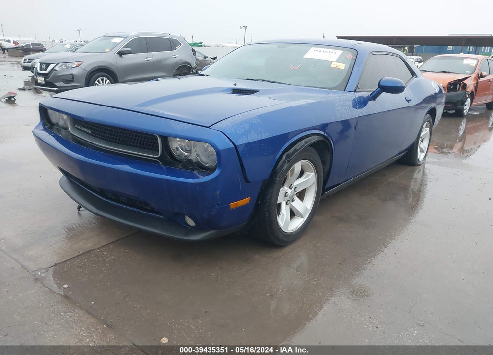 2012 DODGE CHALLENGER SXT VIN: 2C3CDYAG4CH292171