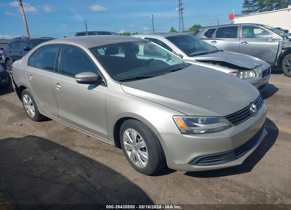 2012 VOLKSWAGEN JETTA 2.5L SE VIN: 3VWDP7AJ4CM453520
