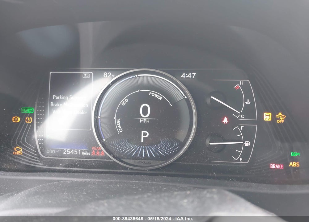 2022 LEXUS UX 250H VIN: JTHX9JBHXN2063033