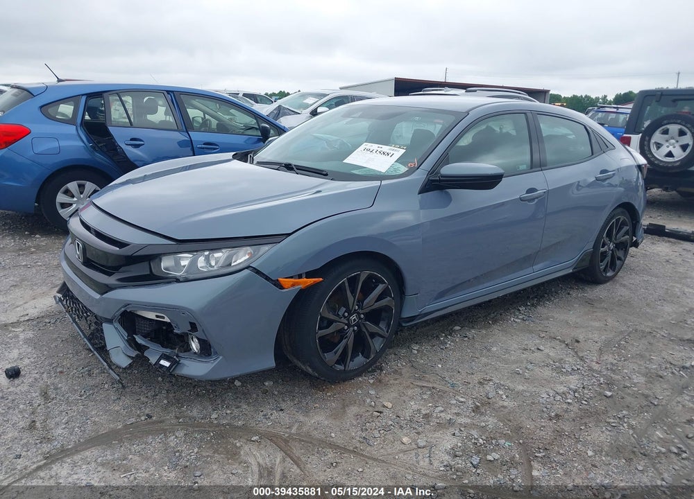 2019 HONDA CIVIC SPORT VIN: SHHFK7H43KU222071