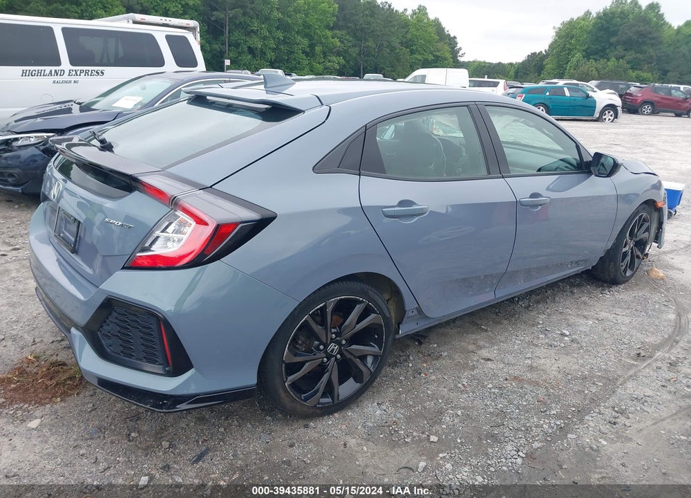 2019 HONDA CIVIC SPORT VIN: SHHFK7H43KU222071