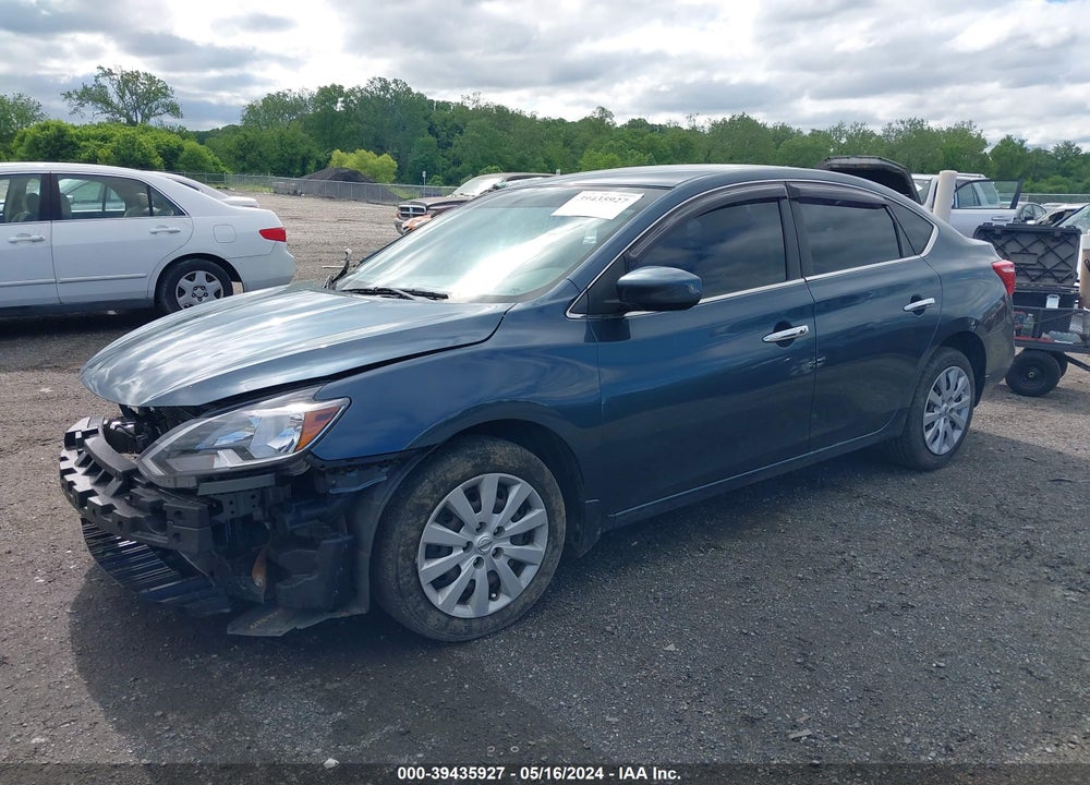 2017 NISSAN SENTRA SV VIN: 3N1AB7AP7HY257180