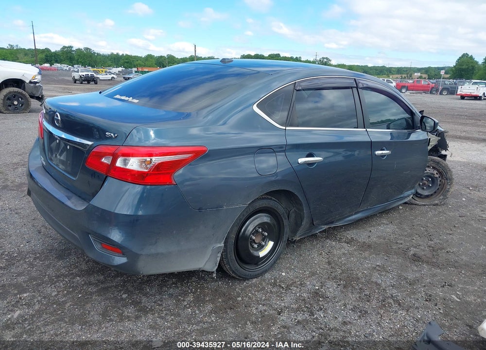 2017 NISSAN SENTRA SV VIN: 3N1AB7AP7HY257180