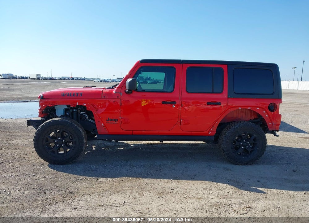 2021 JEEP WRANGLER UNLIMITED WILLYS SPORT 4X4 VIN: 1C4HJXDG5MW711728