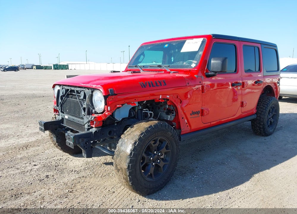 2021 JEEP WRANGLER UNLIMITED WILLYS SPORT 4X4 VIN: 1C4HJXDG5MW711728