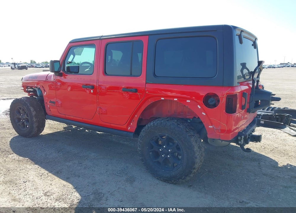 2021 JEEP WRANGLER UNLIMITED WILLYS SPORT 4X4 VIN: 1C4HJXDG5MW711728