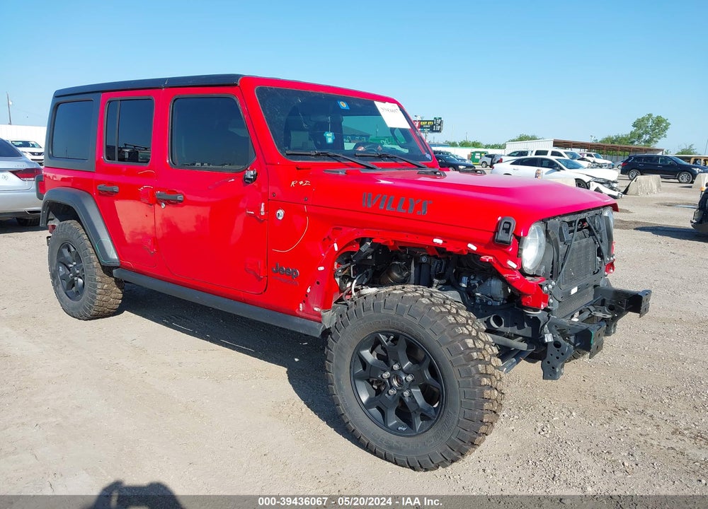 2021 JEEP WRANGLER UNLIMITED WILLYS SPORT 4X4 VIN: 1C4HJXDG5MW711728