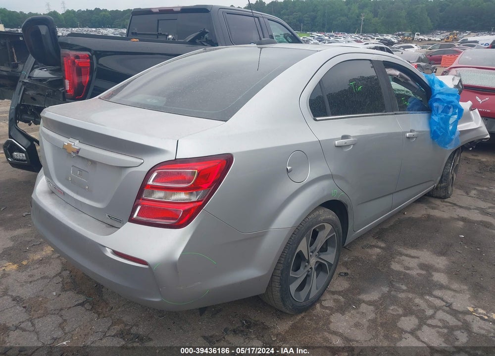 2017 CHEVROLET SONIC PREMIER AUTO VIN: 1G1JF5SB2H4135721