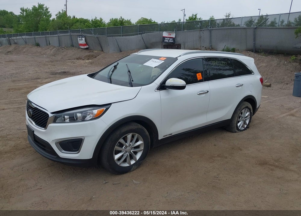 2016 KIA SORENTO 3.3L LX VIN: 5XYPGDA52GG092602
