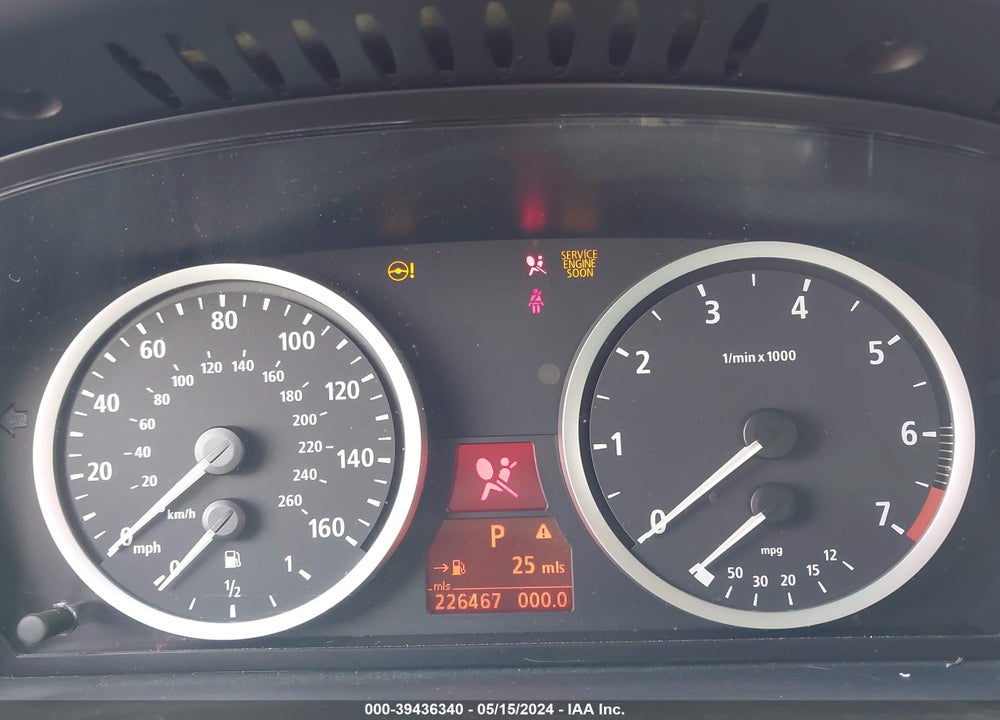 2005 BMW 530I VIN: WBANA73535B815479