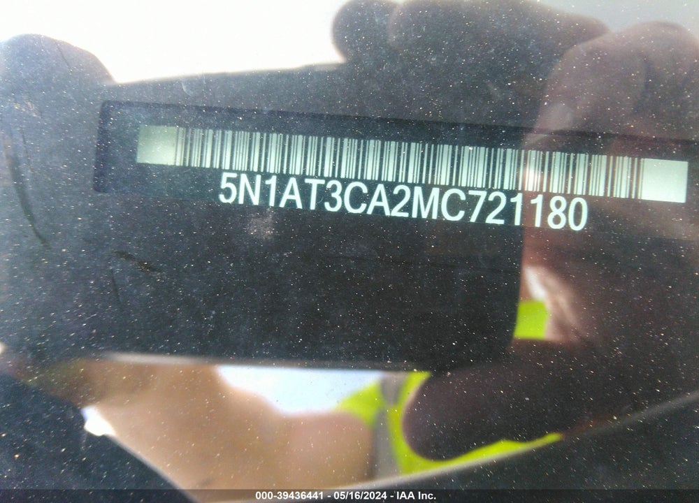 2021 NISSAN ROGUE SL FWD VIN: 5N1AT3CA2MC721180