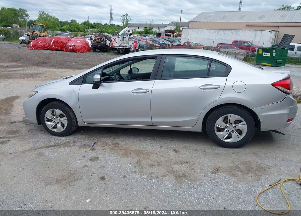 2014 HONDA CIVIC LX VIN: 19XFB2F56EE215173