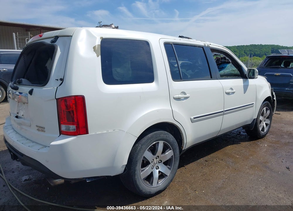 2012 HONDA PILOT TOURING VIN: 5FNYF4H93CB020079