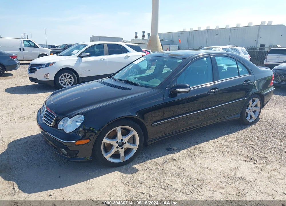 2007 MERCEDES-BENZ C 230 SPORT VIN: WDBRF52H17E027774