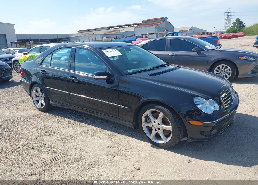 2007 MERCEDES-BENZ C 230 SPORT VIN: WDBRF52H17E027774